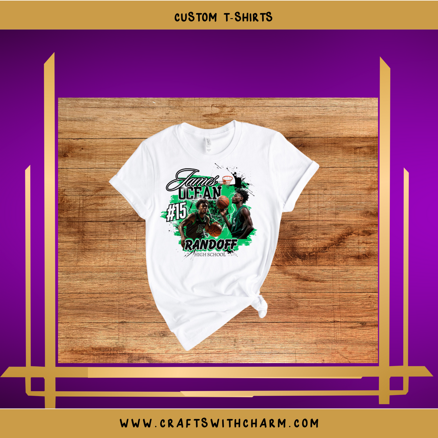 CUSTOM BASKETBALL T-SHIRTS