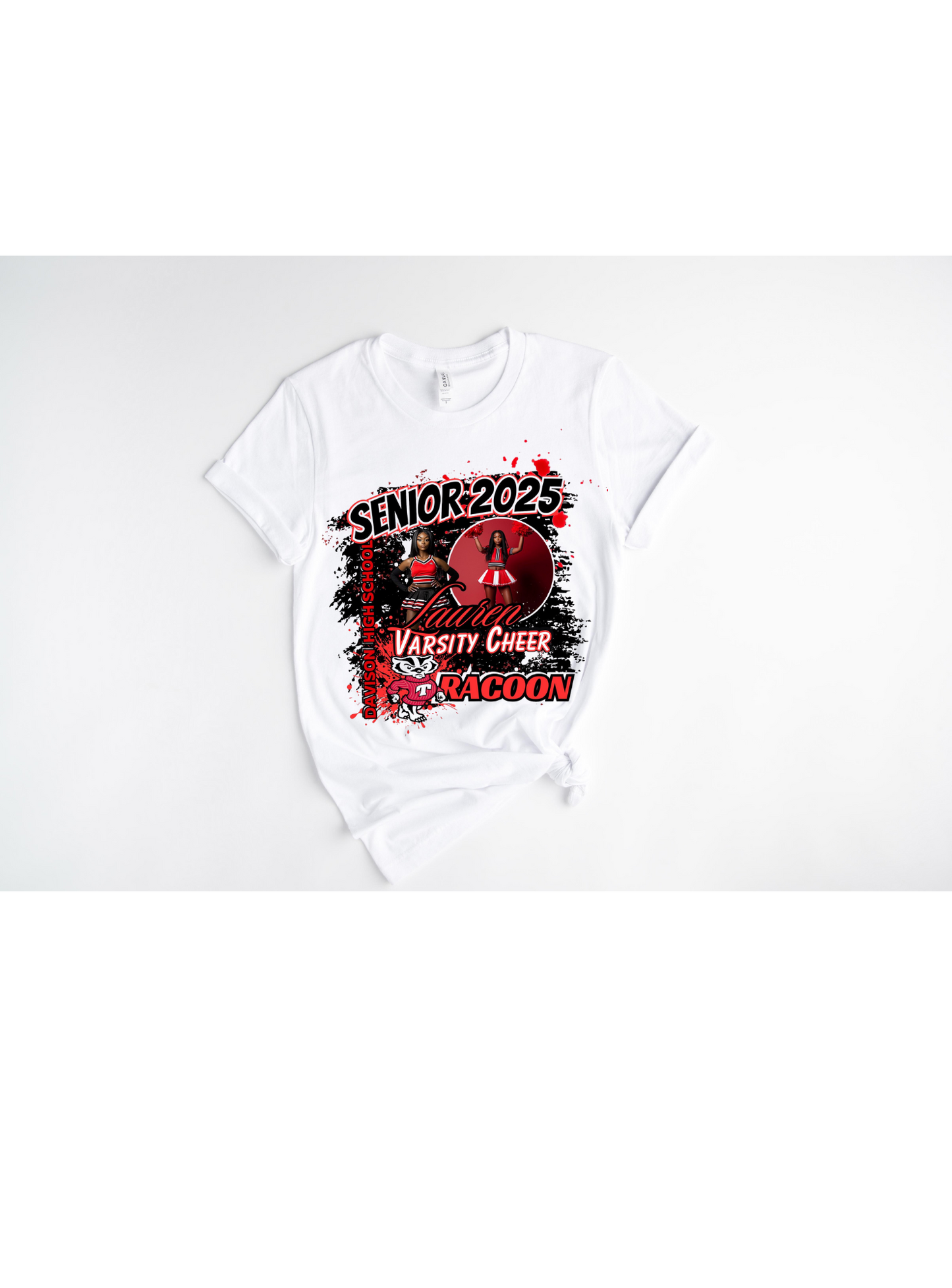 CUSTOM CHEERLEADER T-SHIRT