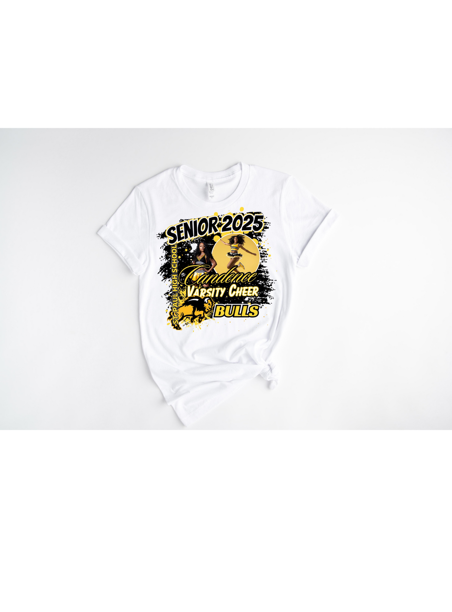 CUSTOM CHEERLEADER T-SHIRT